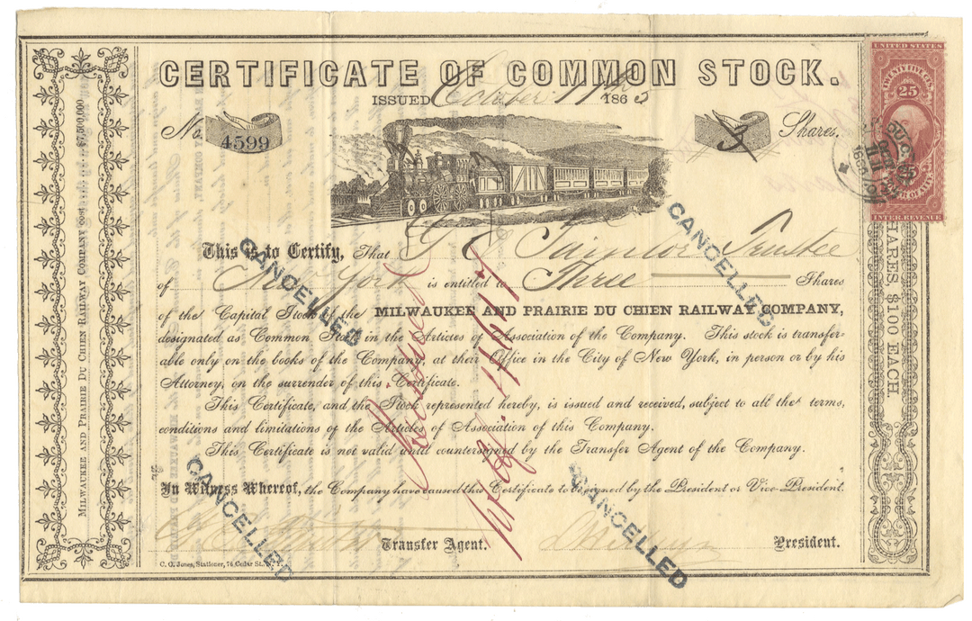 Milwaukee and Prairie du Chien Railway Company