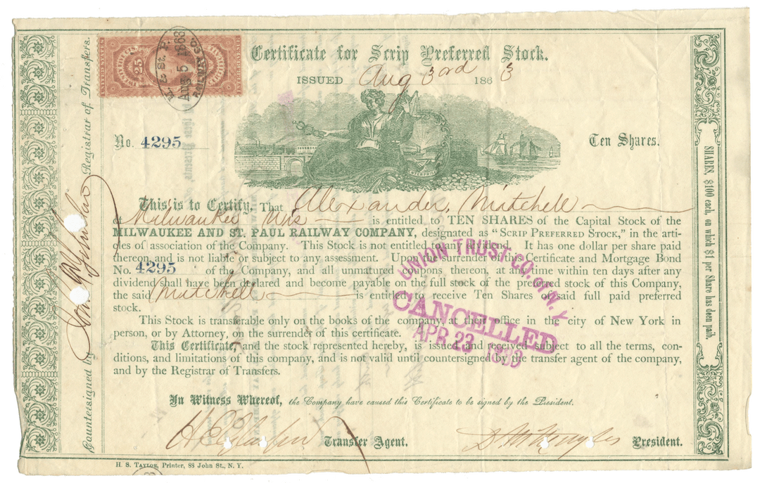 Milwaukee and St. Paul Railway Company