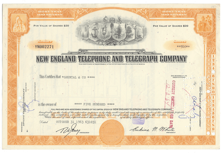 New England Telephone and Telegraph Company