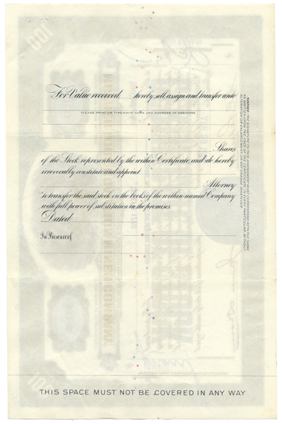 Mother Lode Coalition Mines Company Stock Certificate