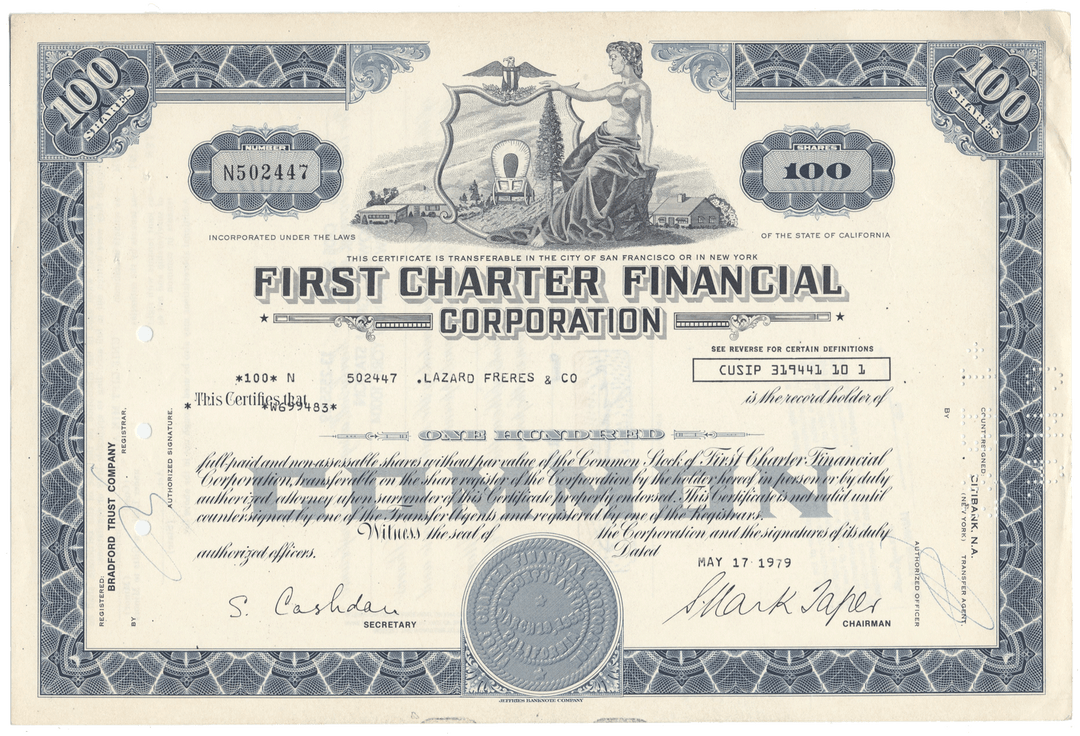 International Safety Razor Corporation Stock Certificate