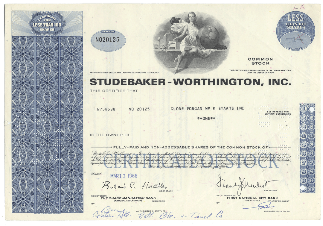 Studebaker-Worthington, Inc.