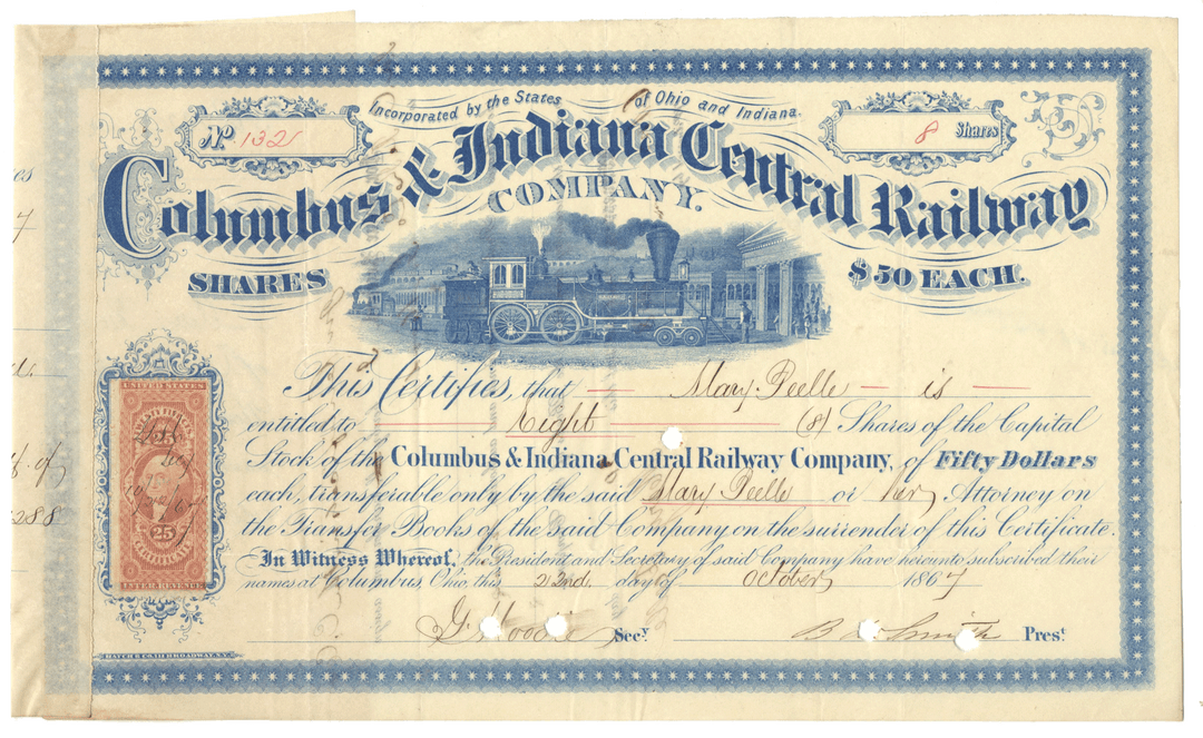Columbus & Indiana Central Railway Company