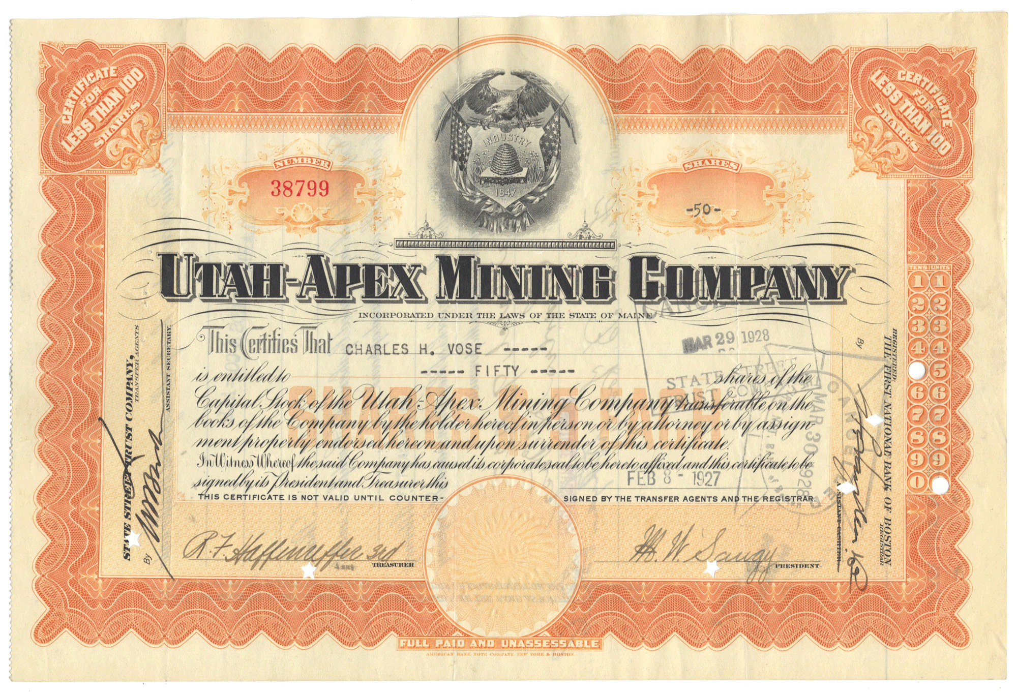 コレクション Patino Mines & Enterprises Consolidated 1943 - PATINO MINES & ENTERPRISES CONSOLIDATED