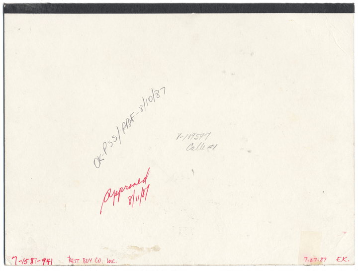 Very rare Working Proof from BEST BUY for one of the company's Registered Bonds