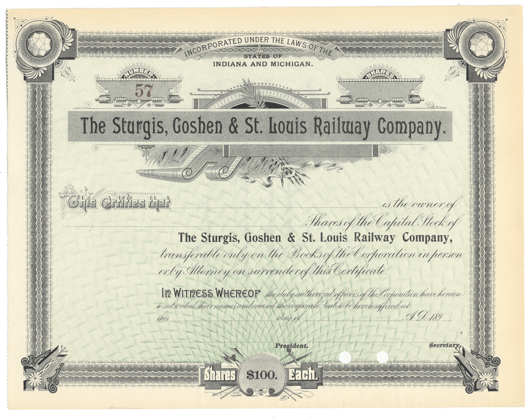Sturgis, Goshen & St. Louis Railway Company