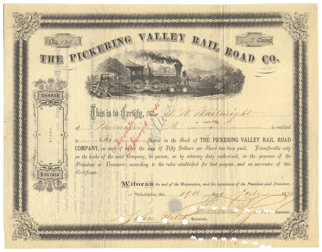 Pickering Valley Rail Road Company (Reading Line)