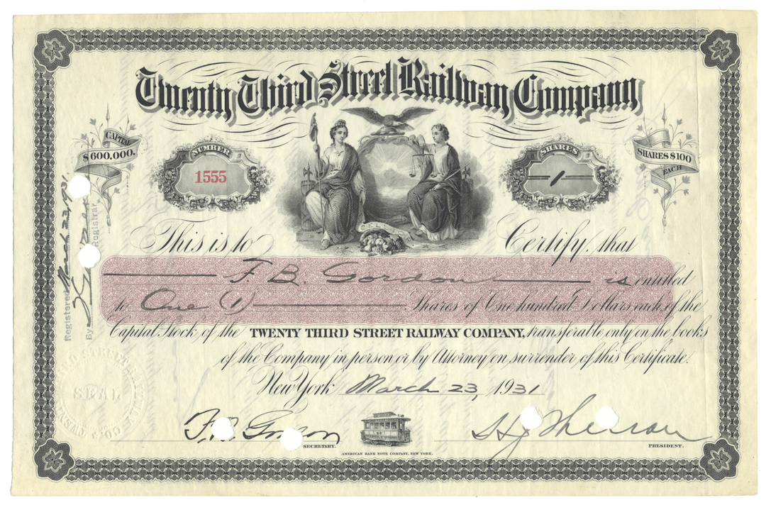 Twenty Third Street Railway Company