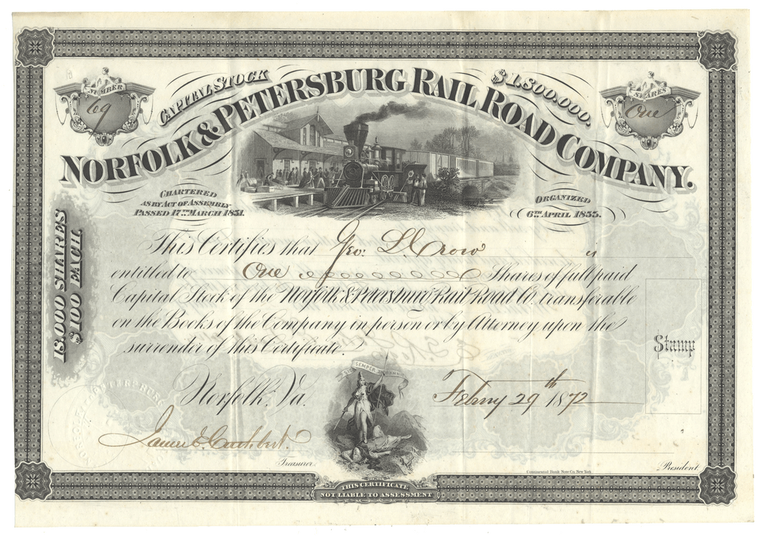 Norfolk & Petersburg Rail Road Company