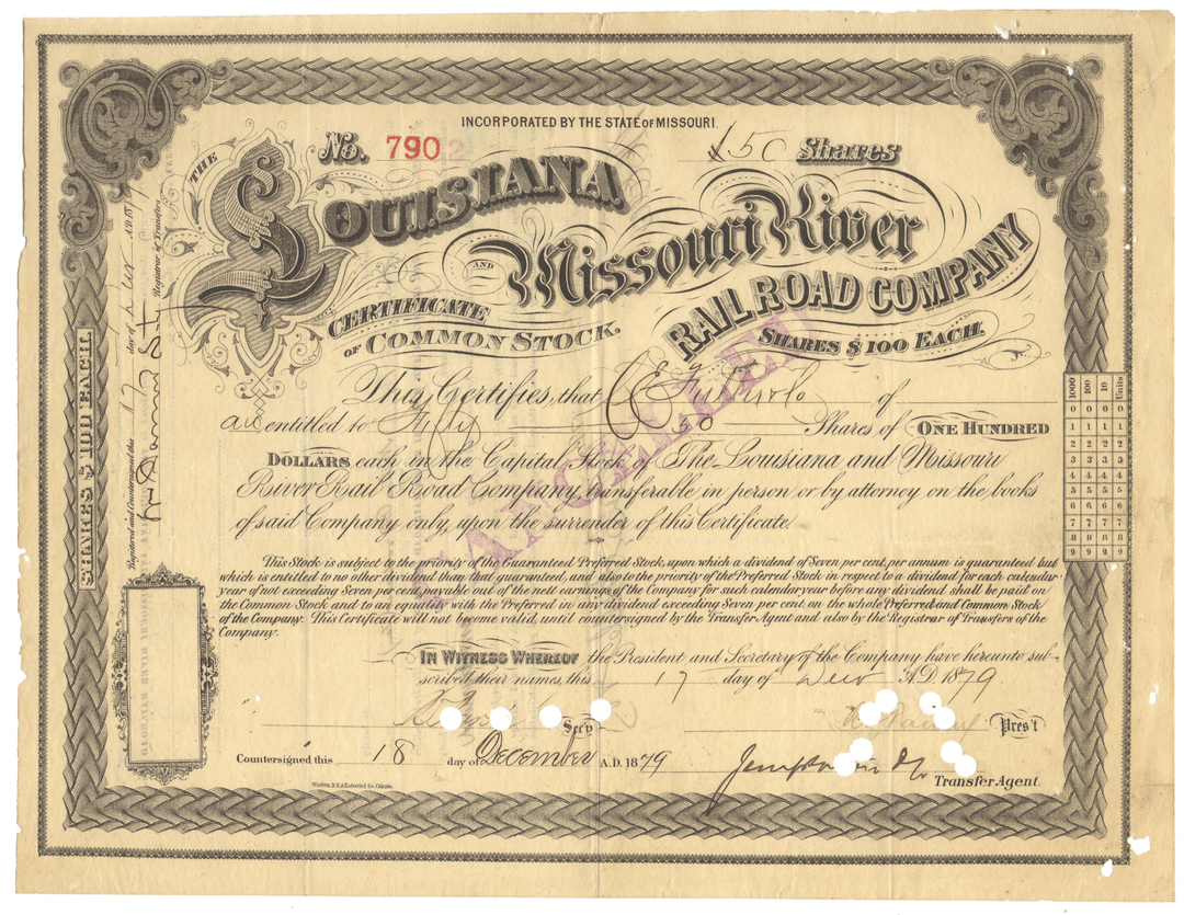 Louisiana and Missouri River Railroad Company
