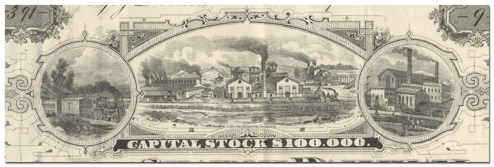 Sharon Railway Stock Certificate