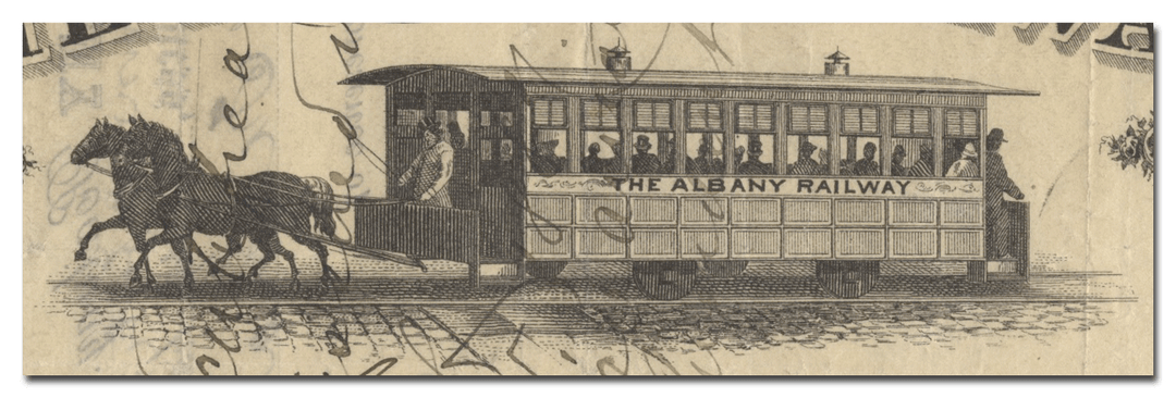 Albany Railway Stock Certificate