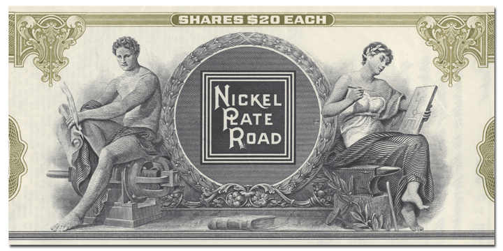 New York, Chicago and St. Louis Railroad Company Stock Certificate