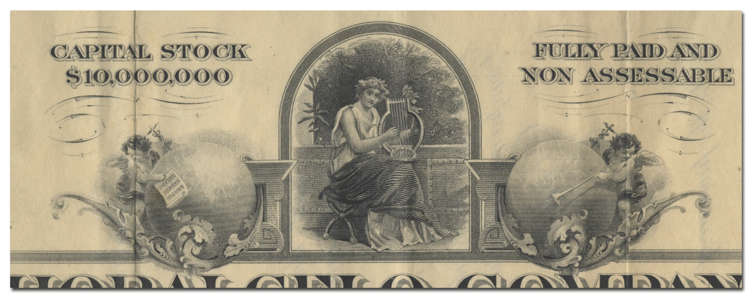 Choralcelo Company Stock Certificate