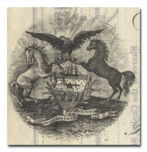 Wilmington and Northern Rail Road Company Stock Certificate