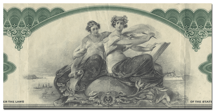 American Ship and Commerce Corporation Stock Certificate