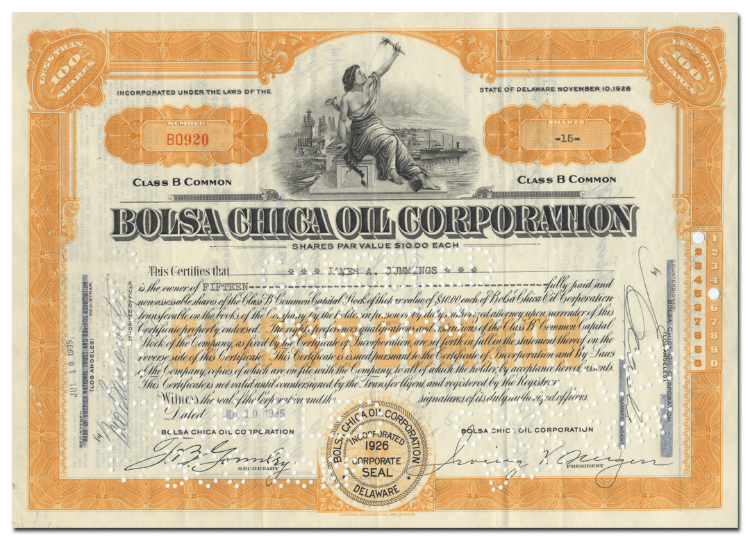 Bolsa Chica Oil Corporation