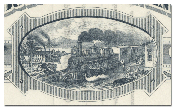 Pittsburgh, Marion and Chicago Railway Company Stock Certificate