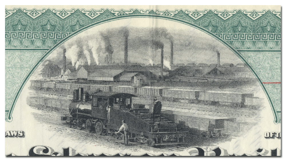 Sharon Railway Stock Certificate