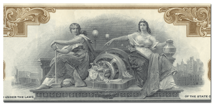 Standard Gas and Electric Company Stock Certificate
