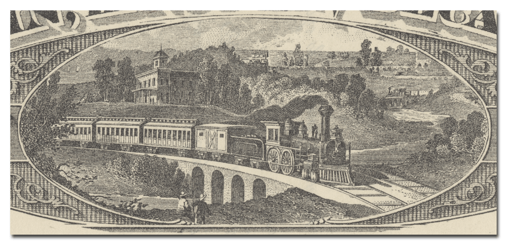 Pekin, Lincoln and Decatur Railway Company Stock Certificate