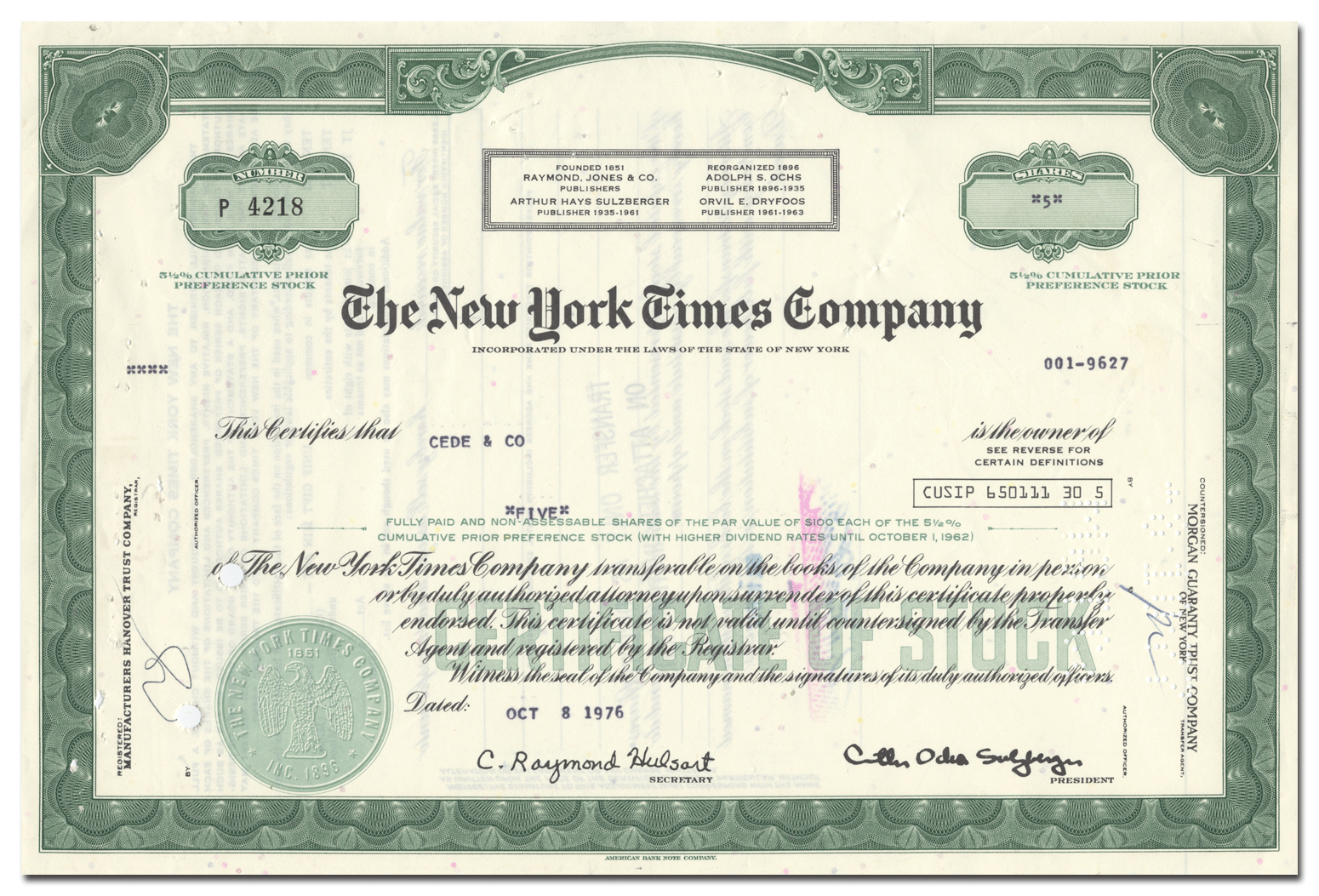 new-york-times-company-stock-certificate-ghosts-of-wall-street