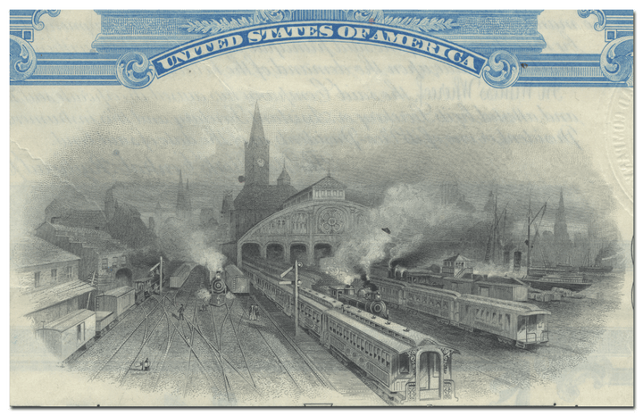 Boston and Albany Railroad Company Bond Certificate