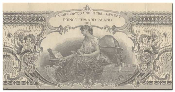 Thoroughbred Silver Black Foxes, Limited Stock Certificate