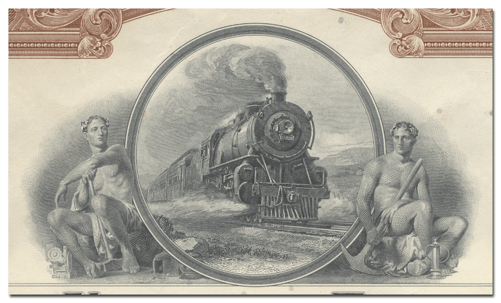 Virginia Railway Company Bond Certificate