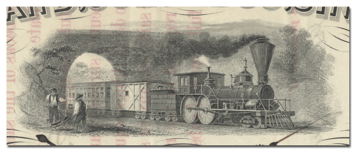 Cleveland, Columbus, Cincinnati & Indianapolis Railway Company Stock Certificate