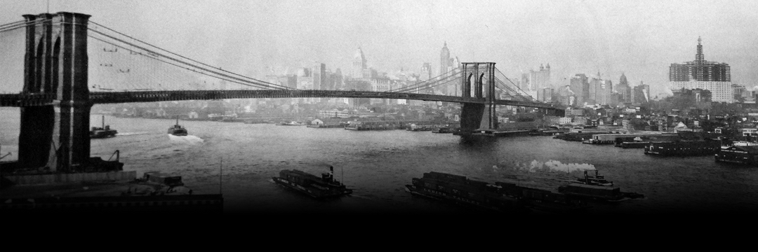 Stocks & Bonds with Vignettes featuring the Brooklyn Bridge - Ghosts of Wall Street