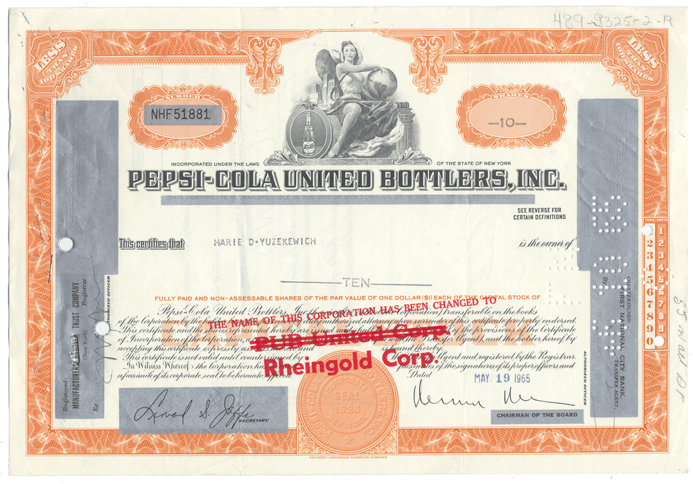 Petroleum and Trading Corporation Stock Certificate