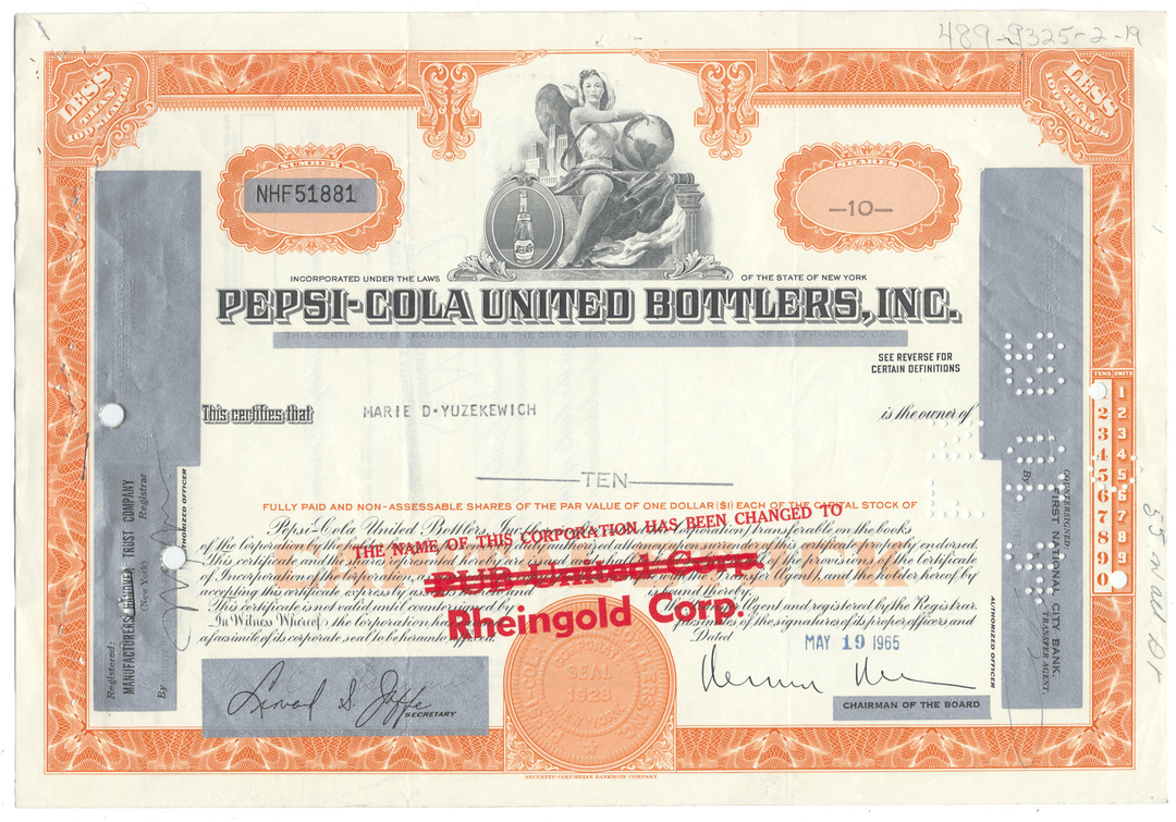 Petroleum and Trading Corporation Stock Certificate