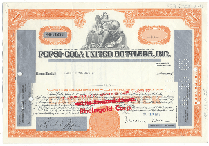 Petroleum and Trading Corporation Stock Certificate