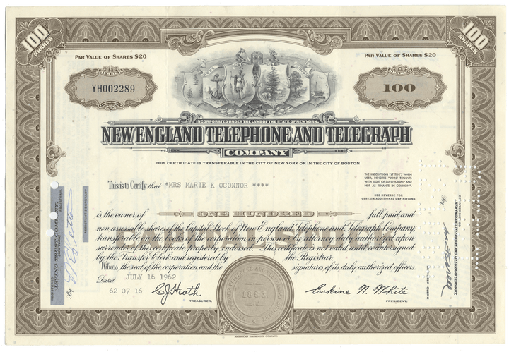 New England Telephone and Telegraph Company