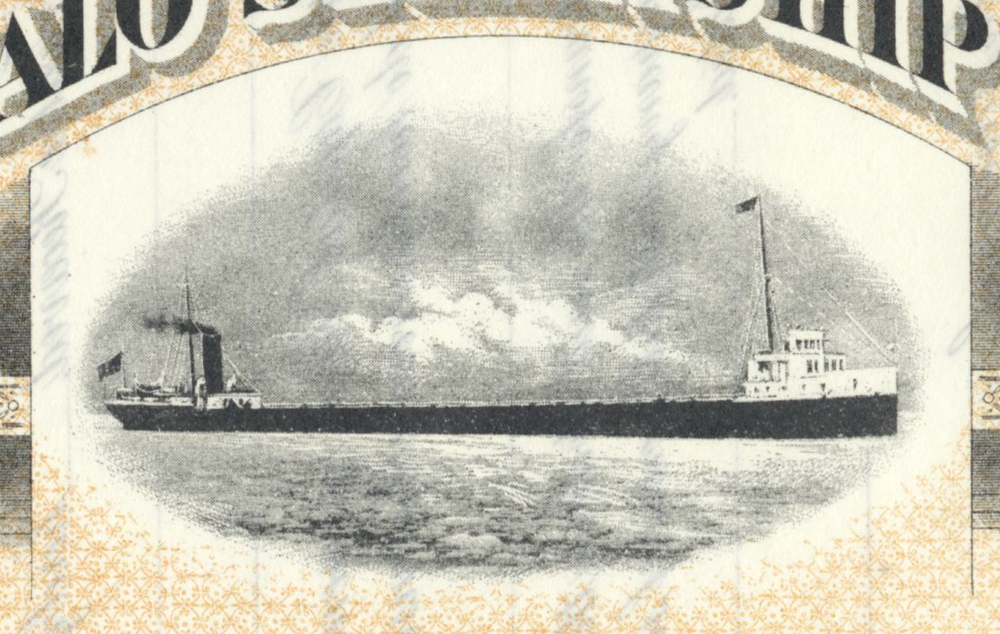 Buffalo Steamship Company Stock Certificate