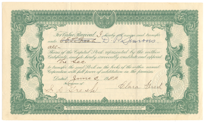 Eldorado Empire Mining Co. Stock Certificate