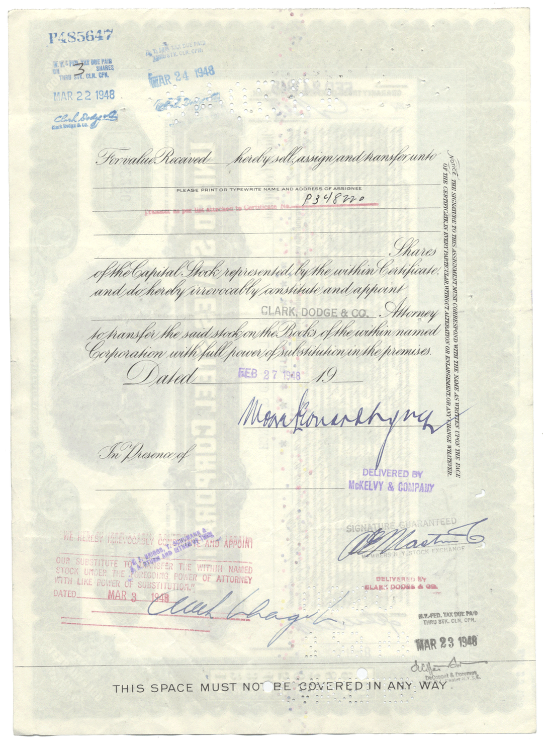 United States Steel Corporation Stock Certificate