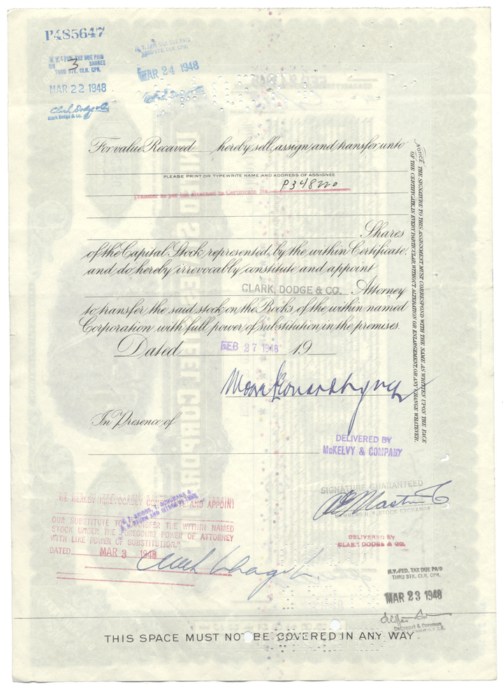 United States Steel Corporation Stock Certificate