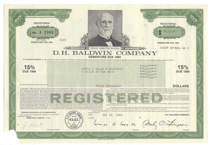 D. H. Baldwin Company (LOT OF 98 PIECES, Wallpaper Lot)