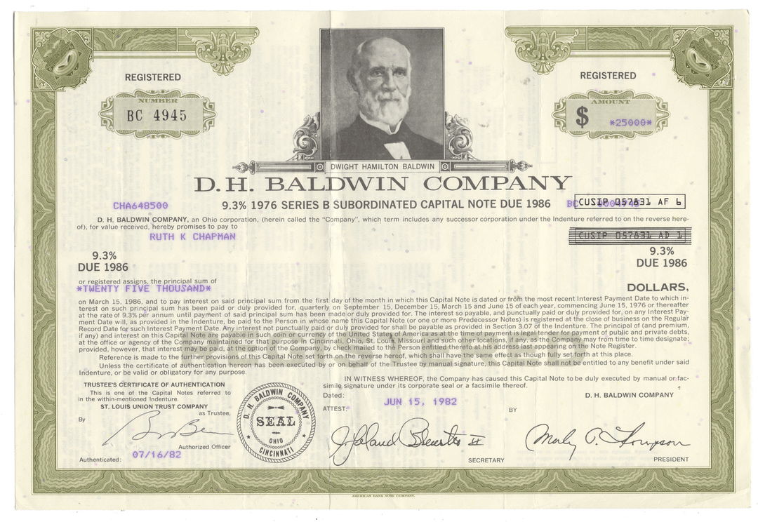 D. H. Baldwin Company (LOT OF 98 PIECES, Wallpaper Lot)