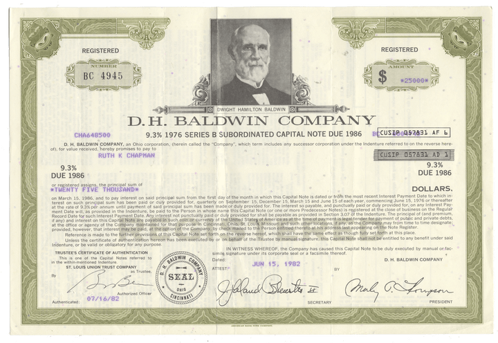 D. H. Baldwin Company (LOT OF 98 PIECES, Wallpaper Lot)