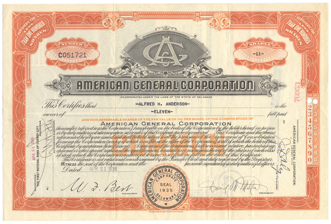 American General Corporation