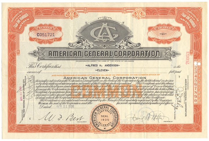 American General Corporation