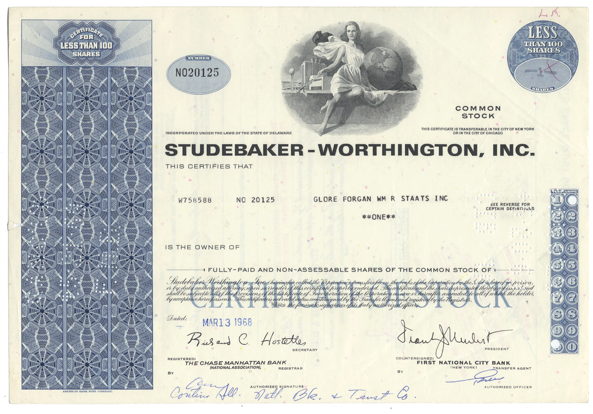 Studebaker-Worthington, Inc.