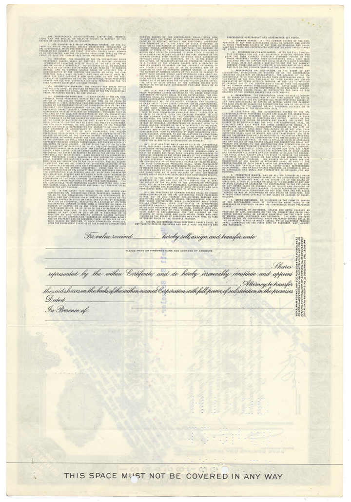 Peabody Coal Company Stock Certificate