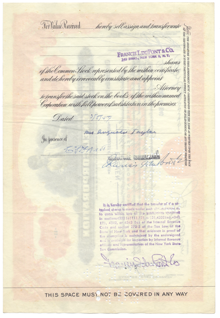 Lionel Corporation Stock Certificate