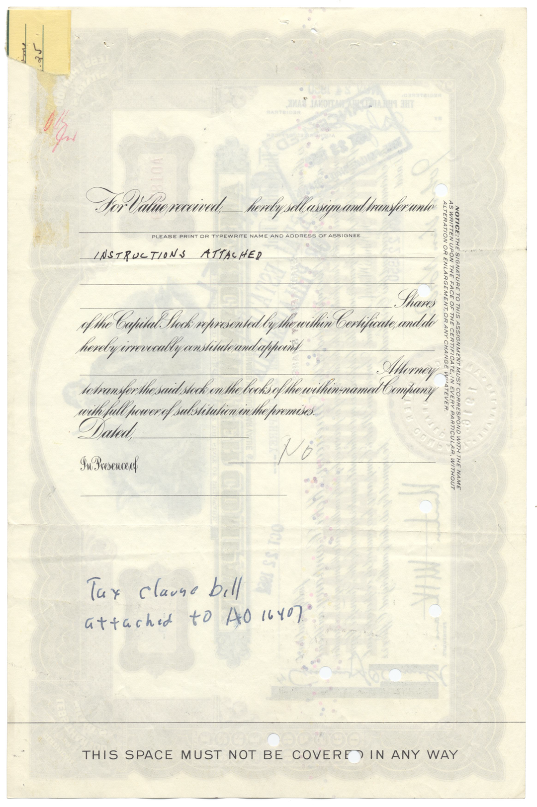 American Meter Company Stock Certificate