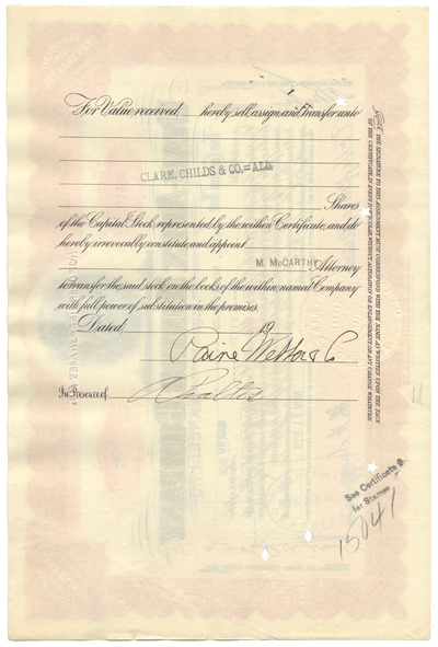 Utah-Apex Mining Company Stock Certificate