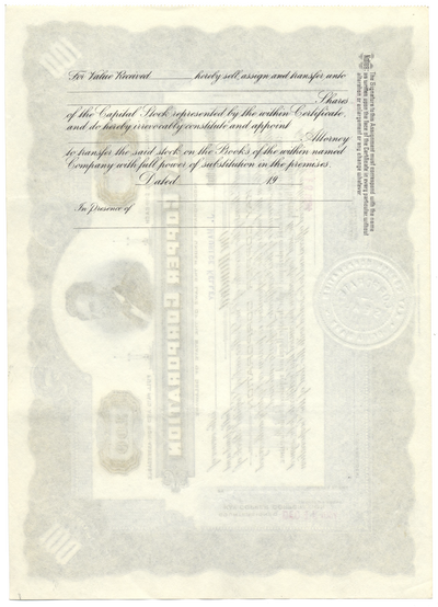 Kay Copper Corporation Stock Certificate